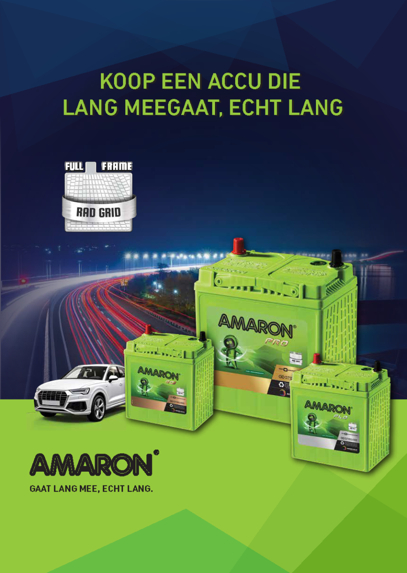 AGMDIN50L Amaron Jade top kwaliteit AGM start-stop accu